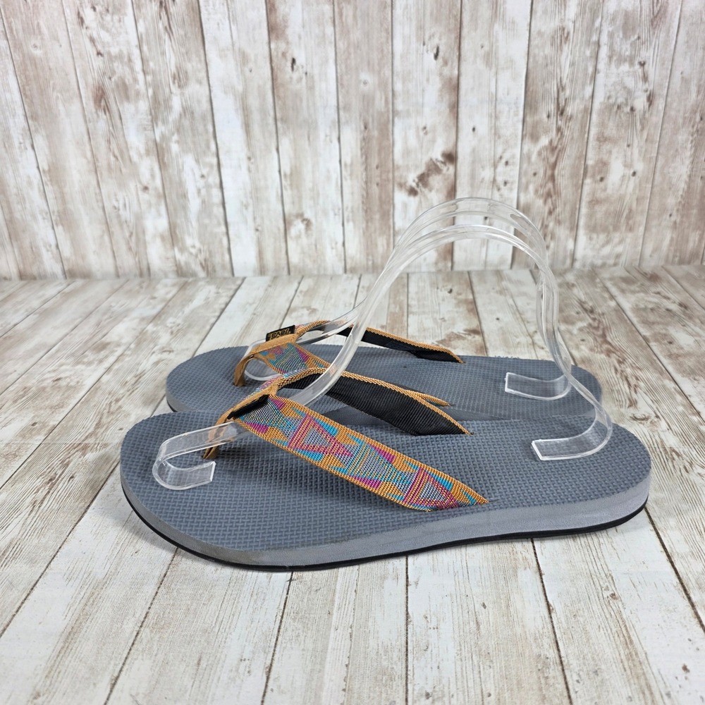 Teva Flip Flops Thong Sandals Colorful Straps Casual Comfort Women's 10 - Picture 2 of 6